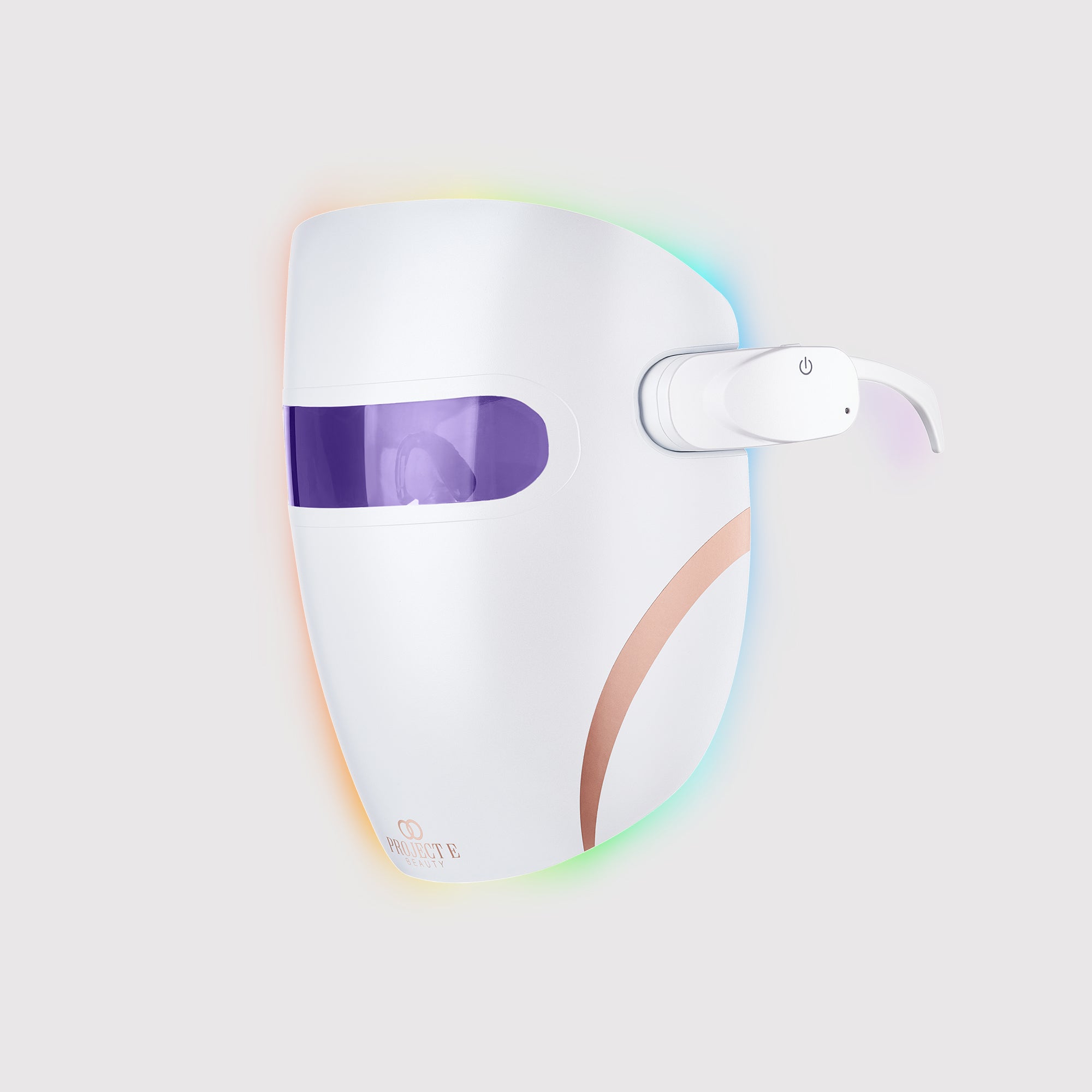 Lumamask 7 LED light therapy face mask showing mask for anti-aging and anti-acne